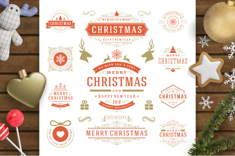 christmas-30-labels-and-badges