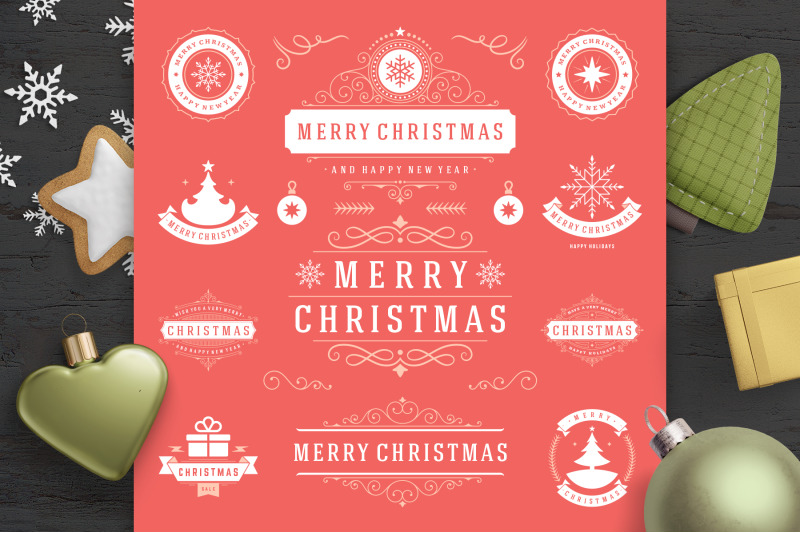 christmas-30-labels-and-badges