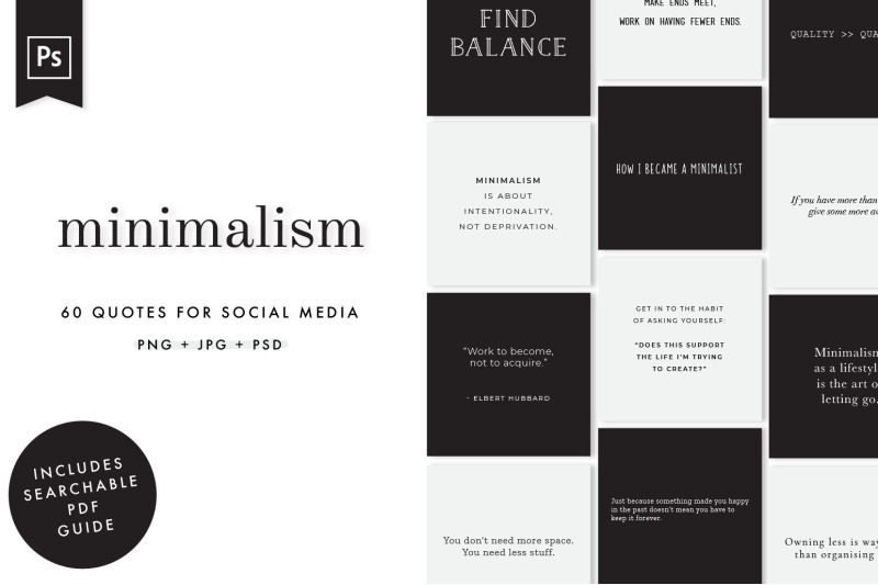 minimalism-social-media-quotes