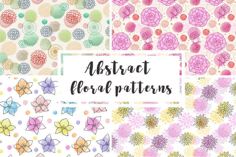 abstract-floral-seamless-patterns