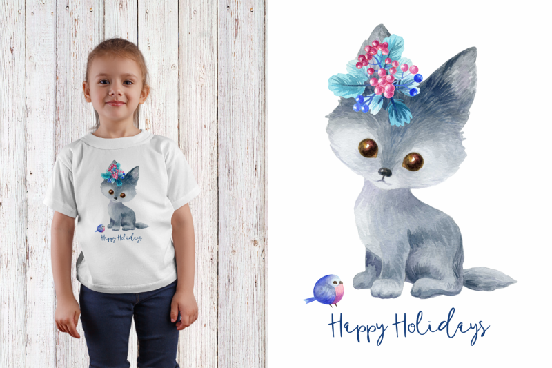 happy-holidays-sublimation-design-with-wolf