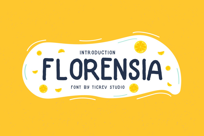 florensia-handwritten-display-font