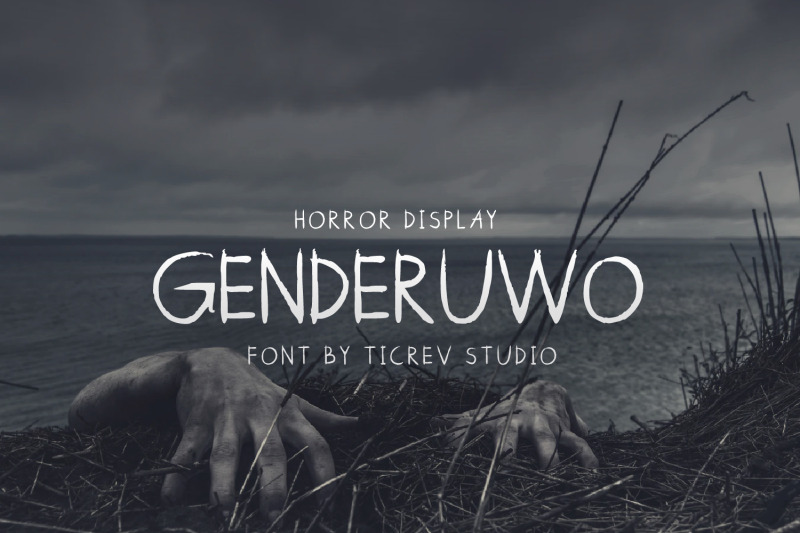 genderuwo-horror-display-font