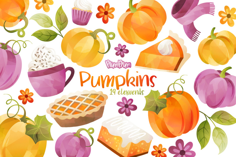 pumpkin-watercolor-cliparts