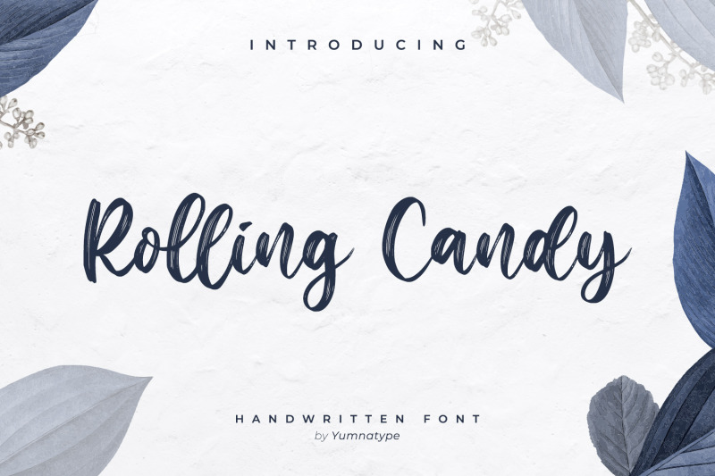 rolling-candy-beautiful-handwritten-font
