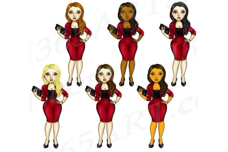 business-woman-clipart-fashion-girls-png