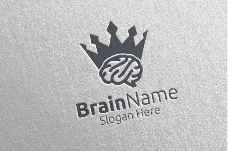 king-brain-logo-design-23