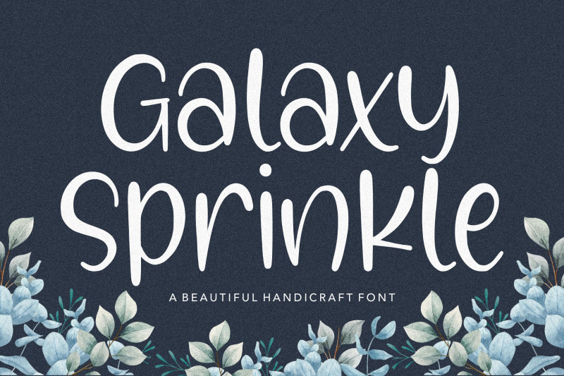 galaxy-sprinkle-beautiful-handcraft-font