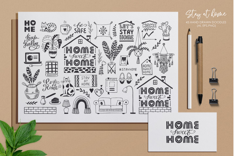 stay-at-home-doodle-collection