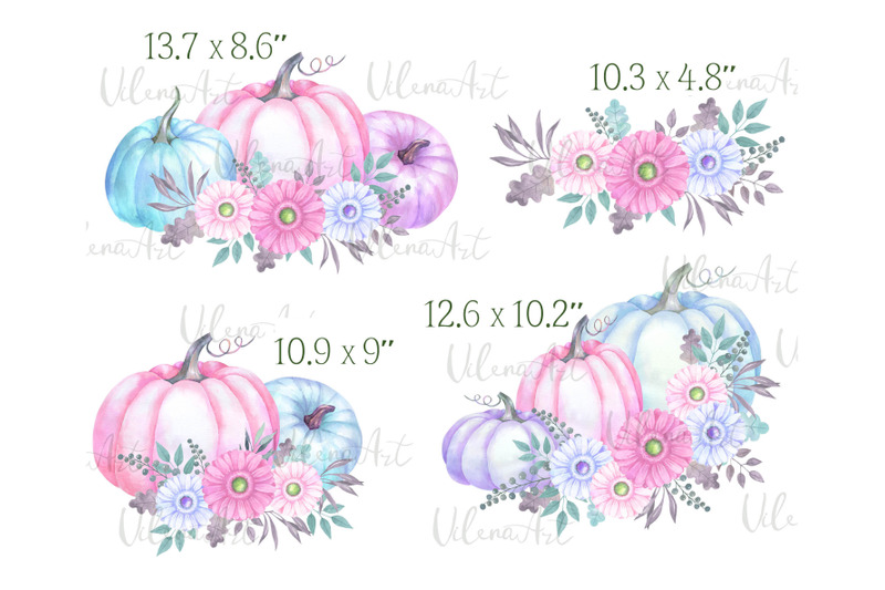 watercolor-pumpkin-with-floral-decor-clip-art-delicate-pastel-colors-c