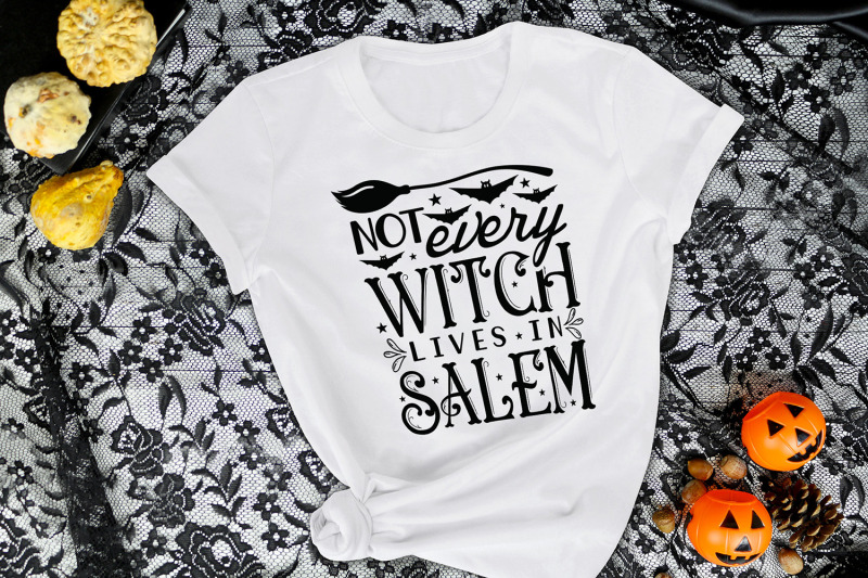 Not Every Witch Lives In Salem Halloween Svg Dxf Png By Craftlabsvg Thehungryjpeg Com