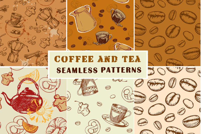 vintage-coffee-seamless-patterns