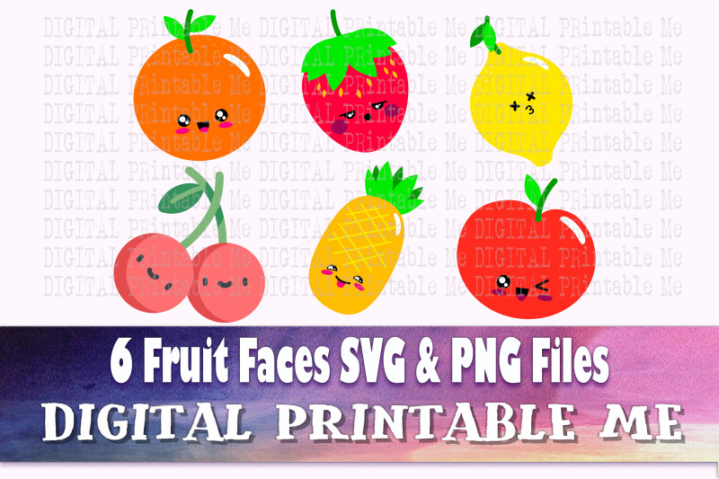 smiling-fruit-svg-bundle-clip-art-png-6-image-pack-digital-cut-fi