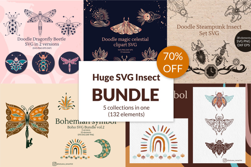 huge-doodle-insect-bundle-svg-graphic-5-in-1-70-off