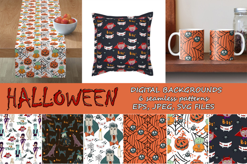 halloween-digital-hand-drawn-patterns