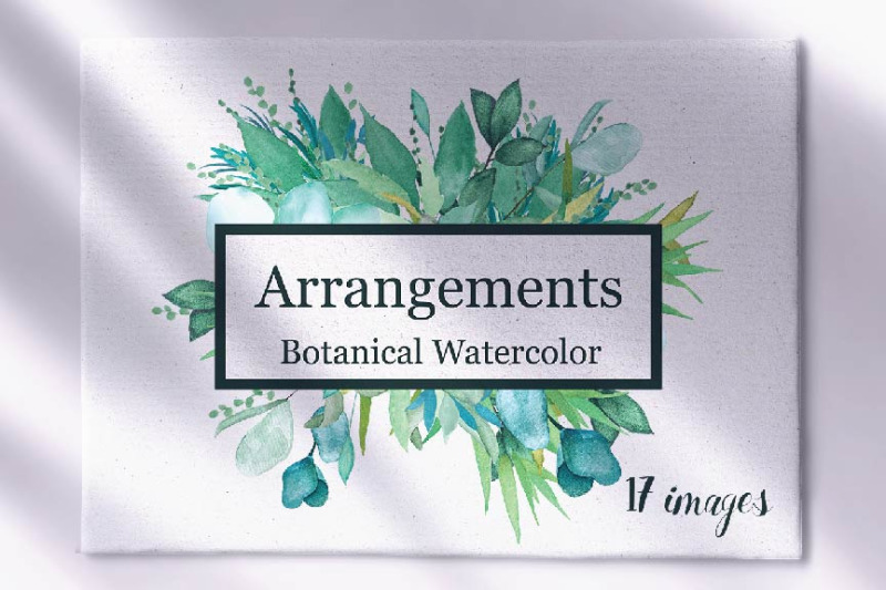 botanical-watercolor-arrangements