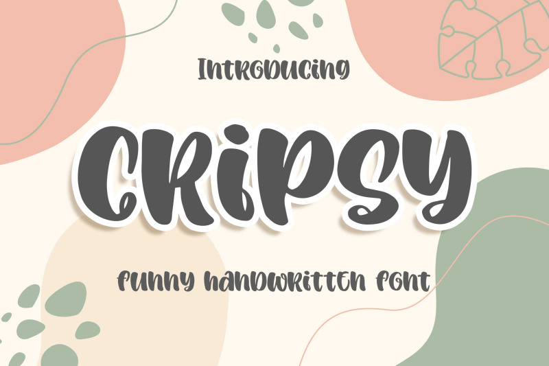 cripsy-a-funny-handwritten-font