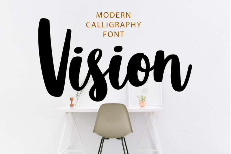 vision-bold-script-font