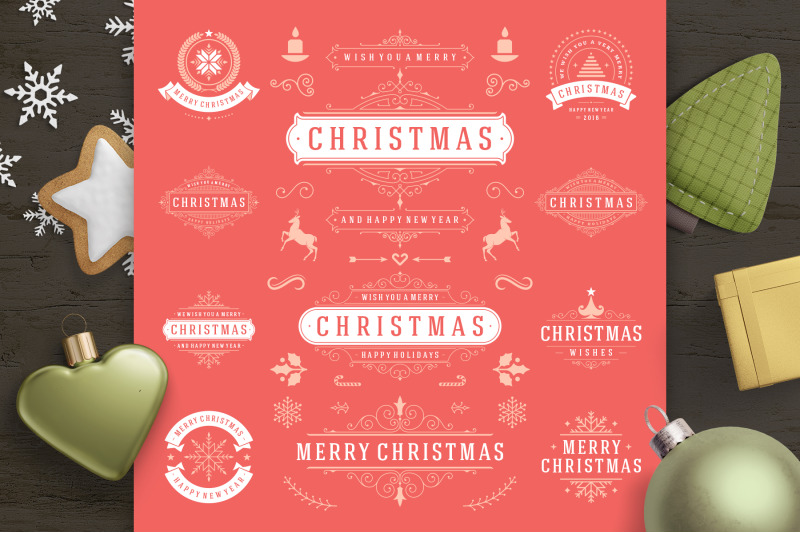 christmas-30-labels-and-badges