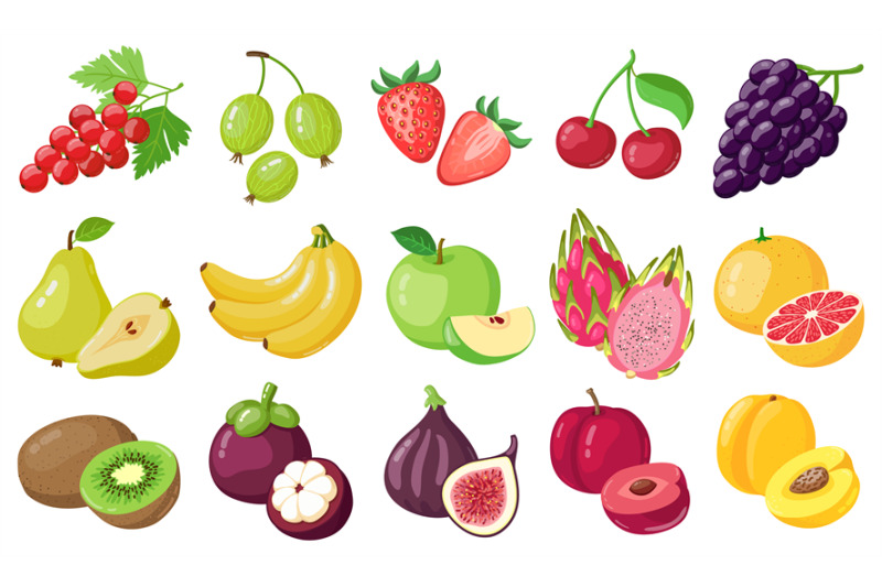 cartoon-fruits-tropical-fruit-banana-fig-apple-and-dragon-fruit-c