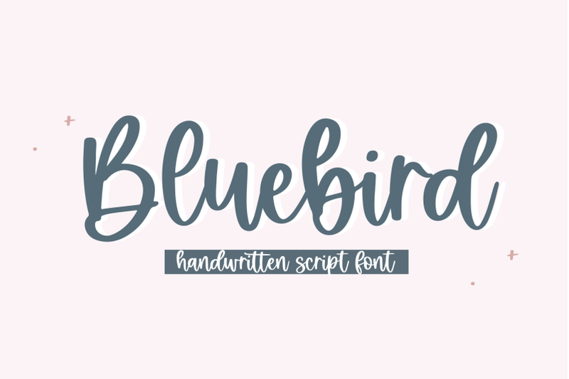 bluebird-handwritten-script-font
