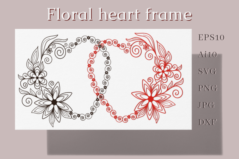 floral-heart-frame