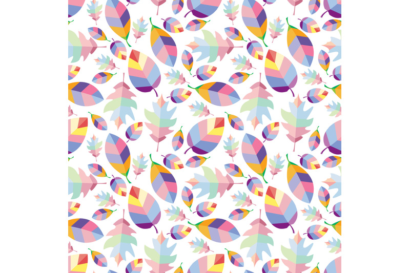 colorful-leaf-seamless-pattern-copy-space