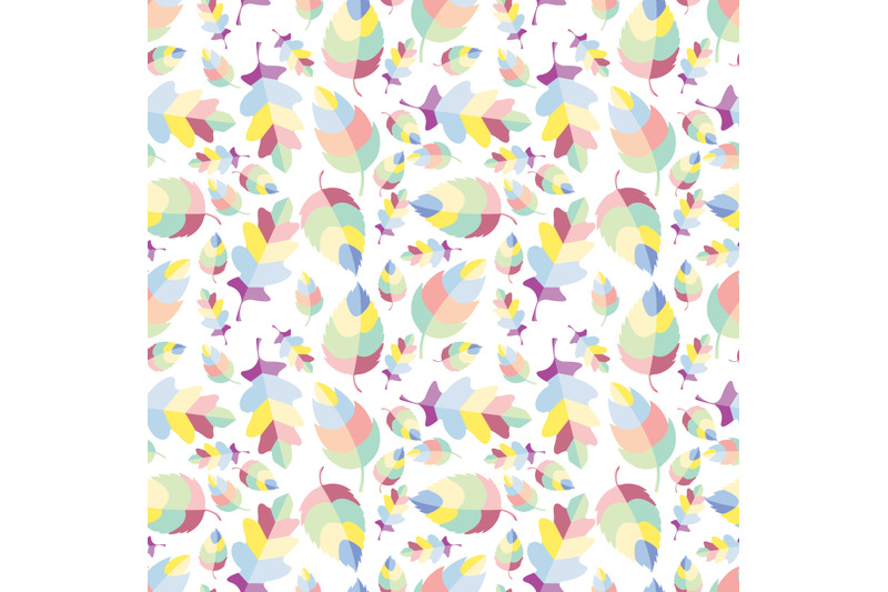 colorful-leaf-seamless-pattern-copy-space