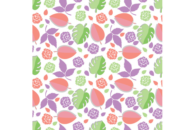 colorful-leaf-seamless-pattern-copy-space