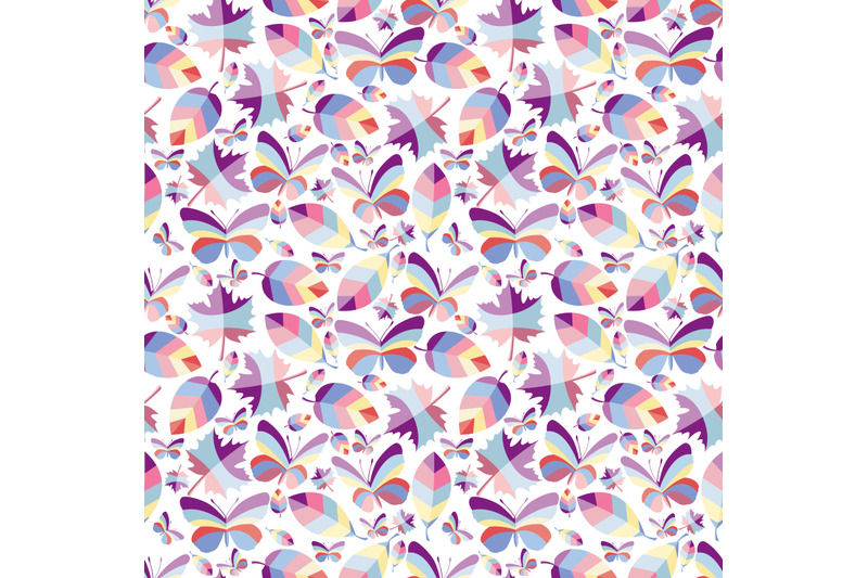 colorful-leaf-seamless-pattern-copy-space