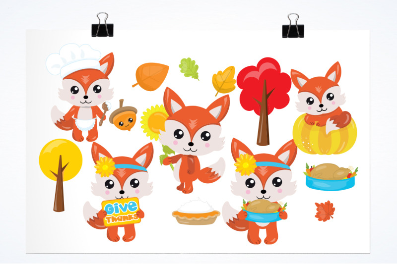 thanksgiving-foxes