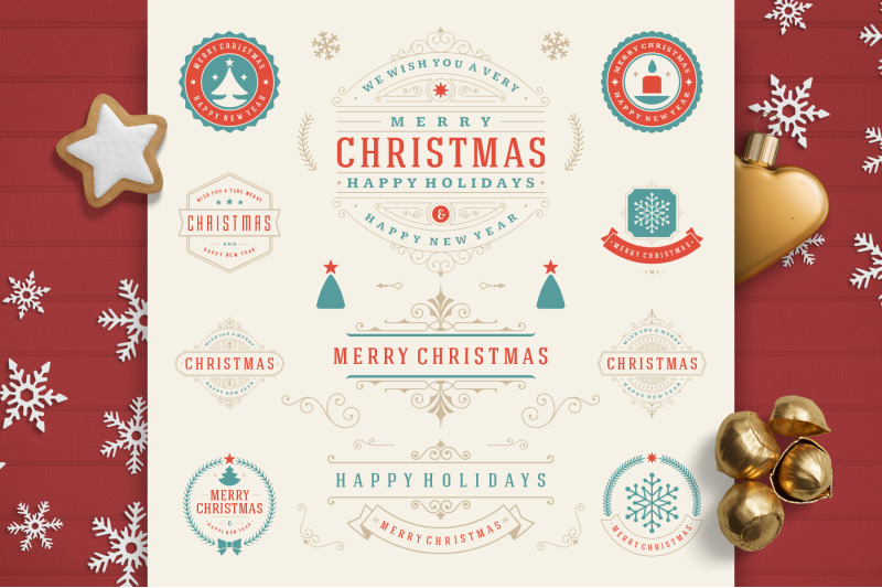 christmas-30-labels-and-badges