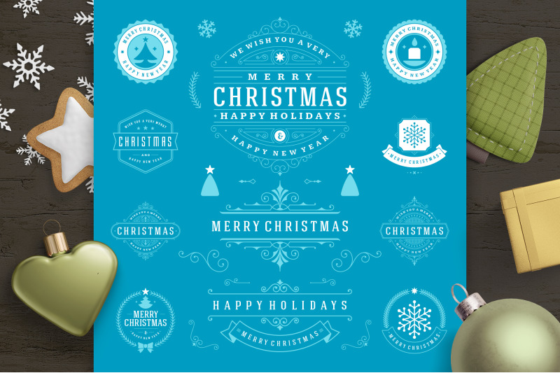 christmas-30-labels-and-badges