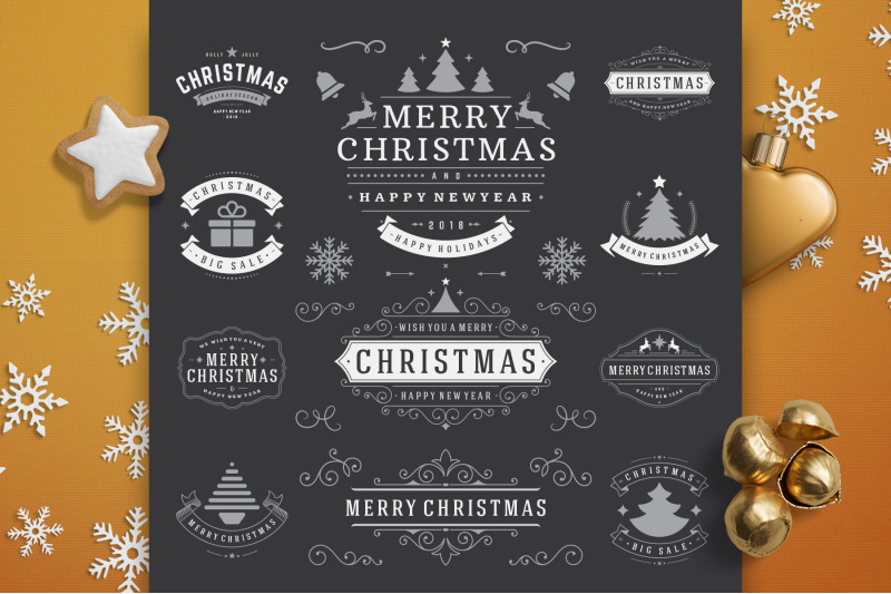 christmas-30-labels-and-badges