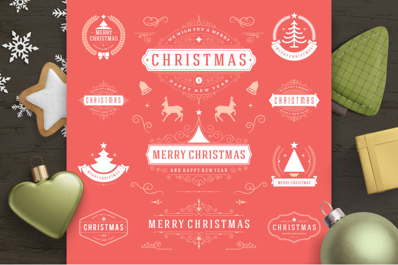 christmas-30-labels-and-badges