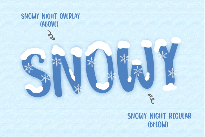 snowy-night-snowy-handwritten-font