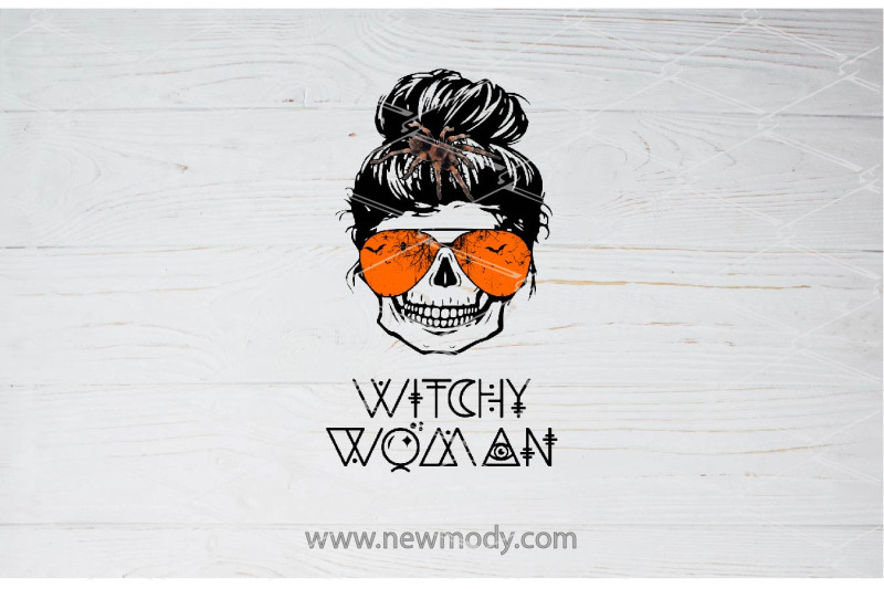witchy-woman-png-halloween-woman-skull-bun-spider-witch-face-png