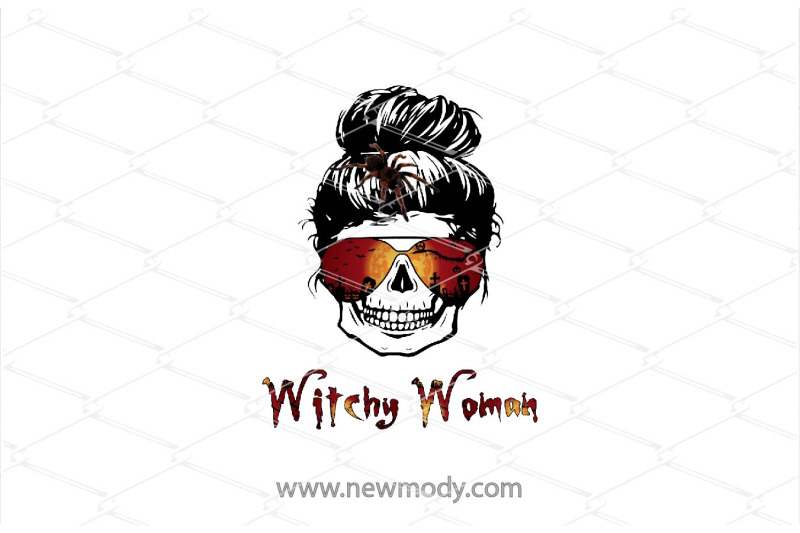 witchy-woman-png-halloween-skull-bun-with-spider-png-woman-skull