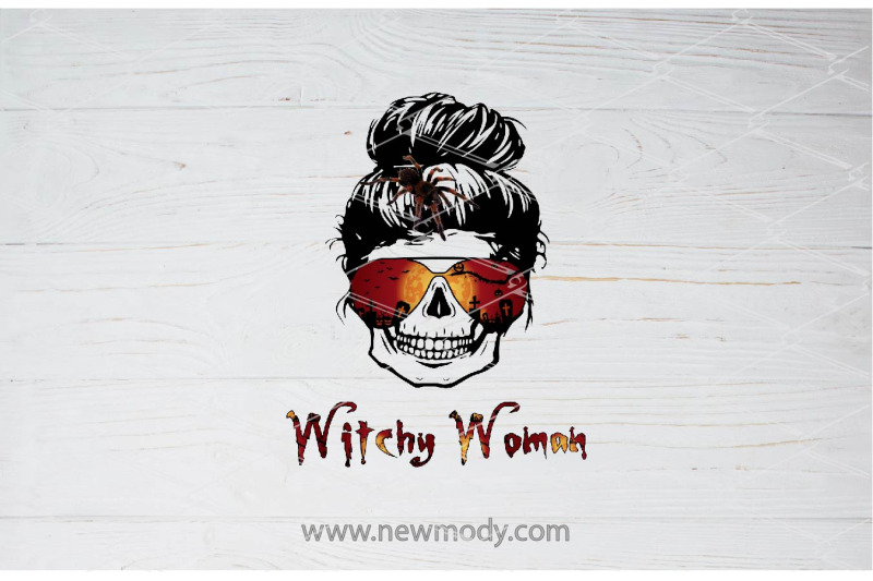witchy-woman-png-halloween-skull-bun-with-spider-png-woman-skull