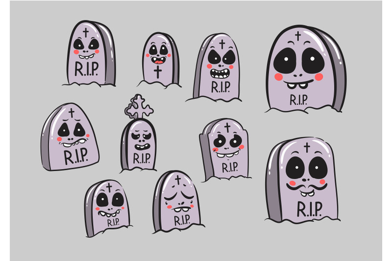 halloween-with-monster-tombstone-character