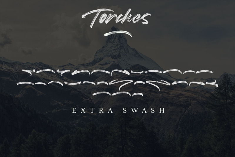 torches-realistic-brush-font