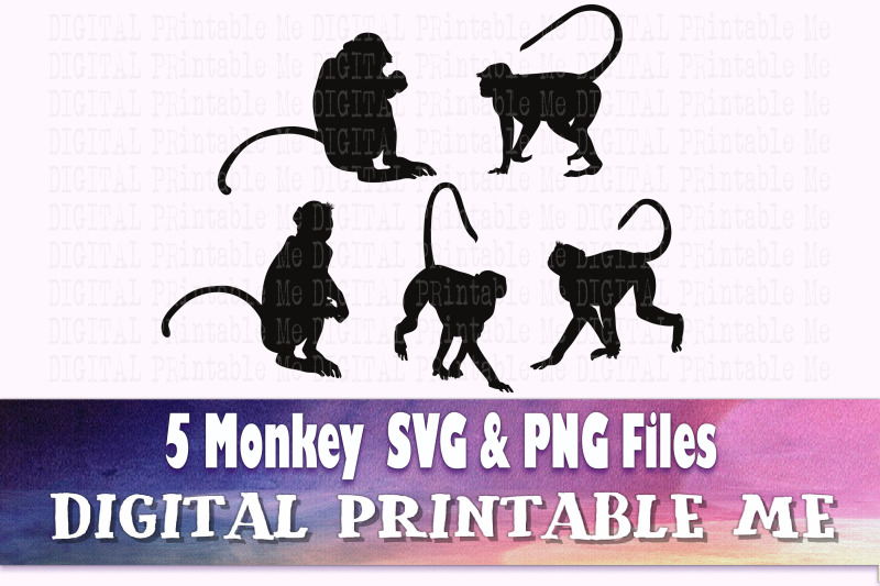 monkey-svg-silhouette-bundle-png-clip-art-5-digital-cut-file-rai