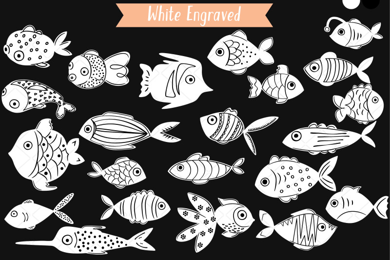 hand-drawn-white-fish-cute-tropical-fishes-under-the-sea