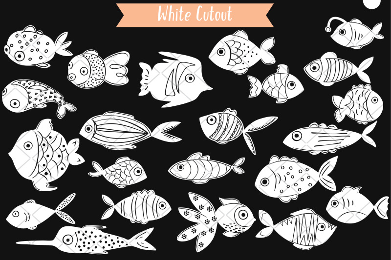 hand-drawn-white-fish-cute-tropical-fishes-under-the-sea