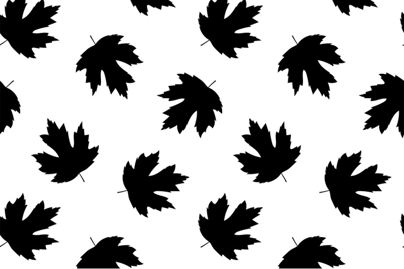 seamless-patterns-leaves-silhouette-autumn-leaves-vector-illustratio