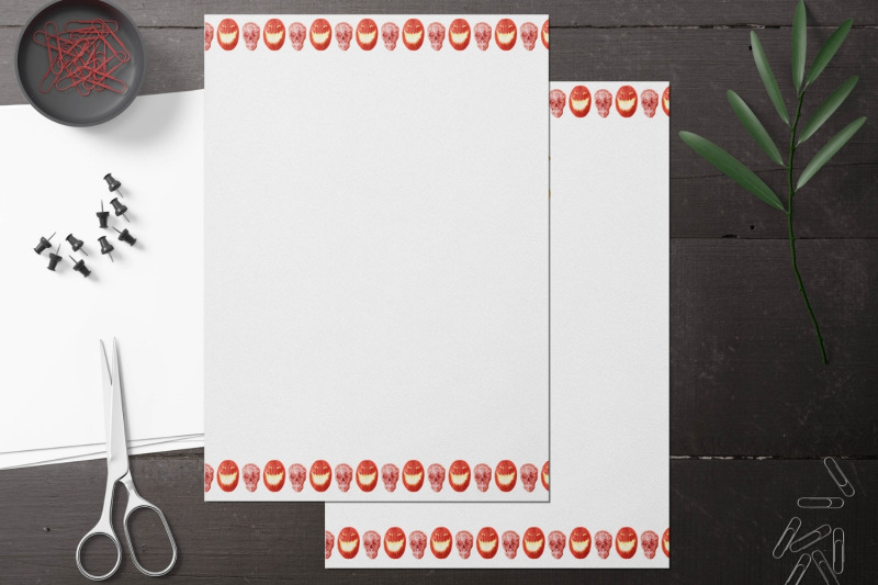 halloween-stationary-autumn-paper-set