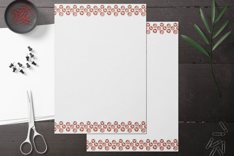 coffee-printable-stationery-coffee-decor-stationary