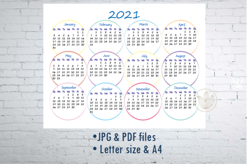 calendar-2021-printable-calendar-with-circles