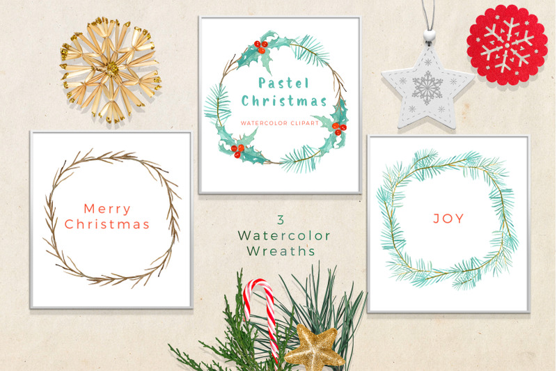pastel-christmas-watercolor-holiday-clipart