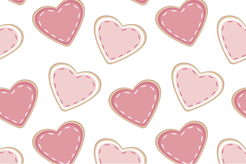 seamless-patterns-heart-shaped-cookies-valentines-day-vector-illustrat